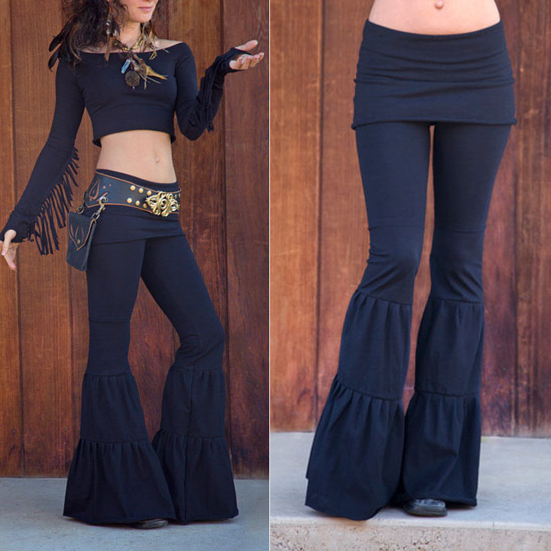 Loose Casual Pure Color Wide Leg Pants - Meet Yours Fashion - 1