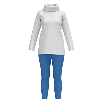 Free Shipping For2024 Movie Anxiety Kids Children Blue Outfit Party Carnival Halloween Cosplay Costume