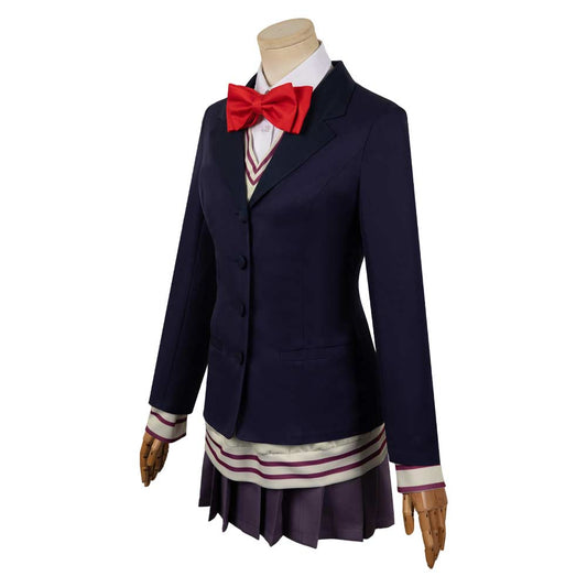 Free Shipping For_andadan Anime Aira Shiratori Women Blue Uniform Dress Party Carnival Halloween Cosplay Costume