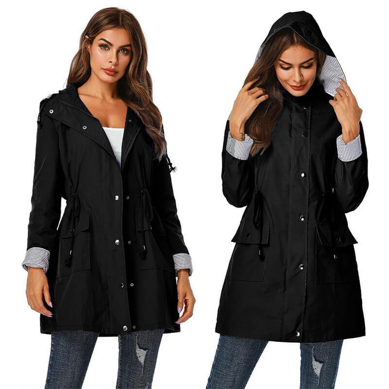 Hollister Elasticated Waist Parka Jacket