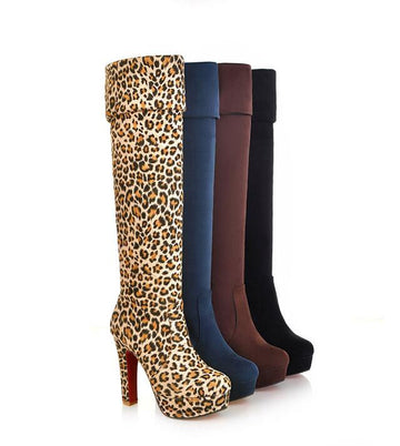 Fashion Elegant Stretch Knee-High Sexy Boots