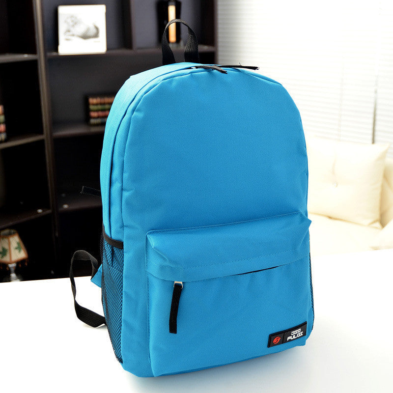 Pure Color Korean Style Flexo Backpack - Meet Yours Fashion - 14