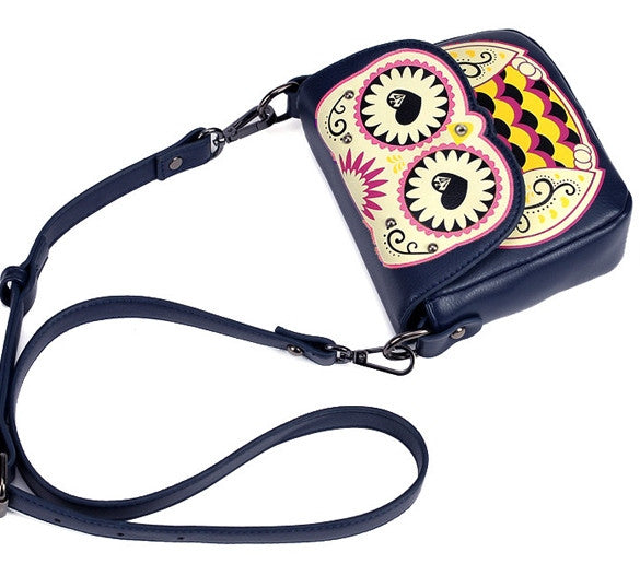 Women Handbag Cartoon Owl Shoulder Bag Messenger Bag