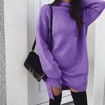 Turtleneck Loft Oversized Sweater Dress 