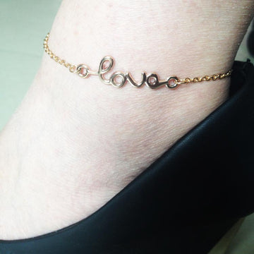 Simple 8 Love Anklet