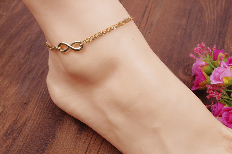 Simple 8 Love Anklet