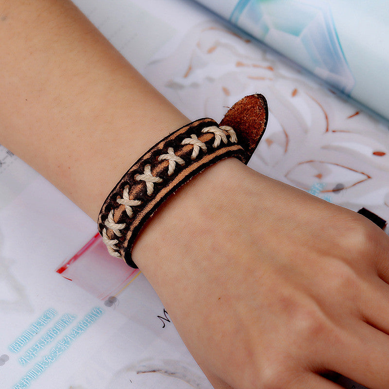 Retro Woven Hermp Rope Bracelet