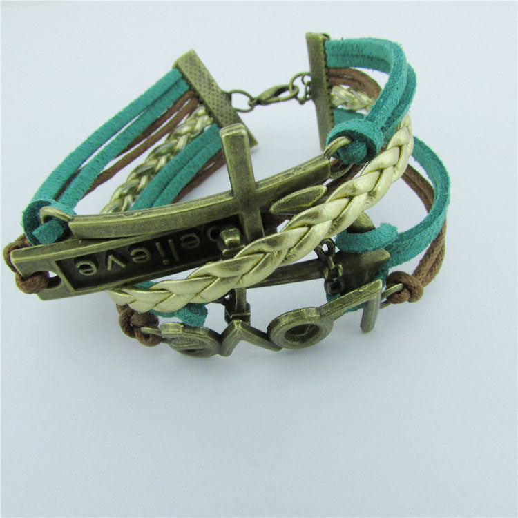 Fashion Multielement Beautiful Woven Bracelet