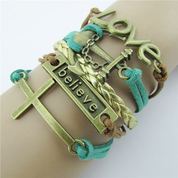 Fashion Multielement Beautiful Woven Bracelet