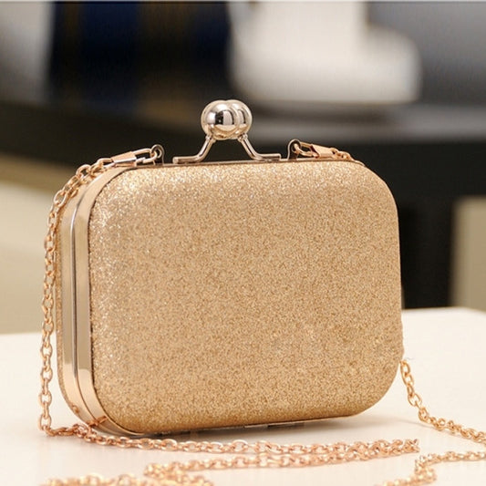 Elegant Mini Party Bag Clutch Women's Shinning Bag Golden/Blue