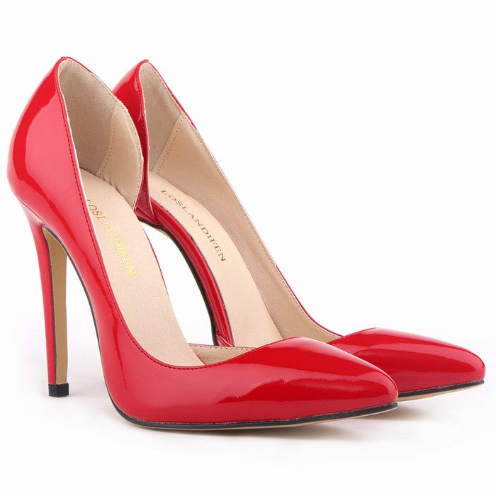 Shallow Stiletto Heel Pointed Sandals Shoes