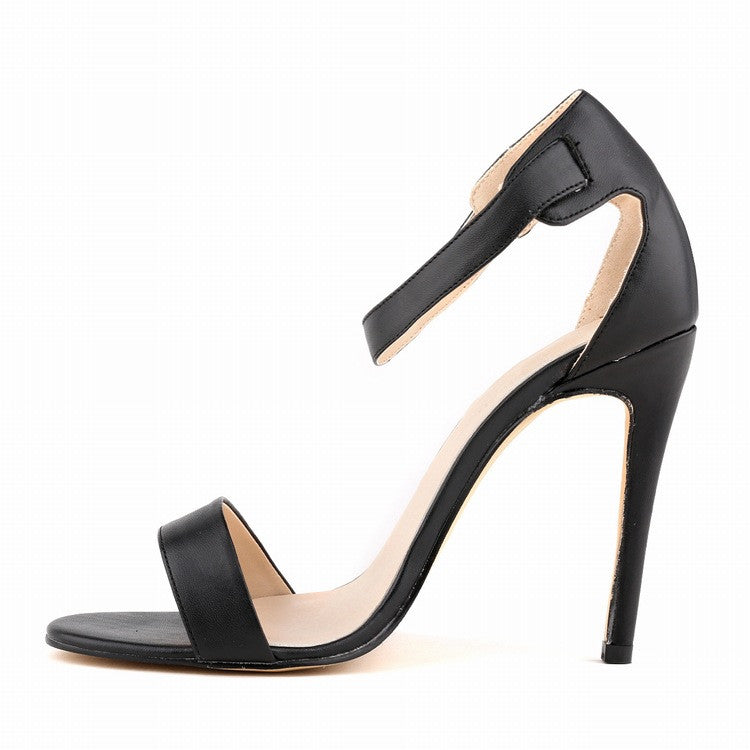 Simple Fashion Sexy Peep-Toe Matte Sandals