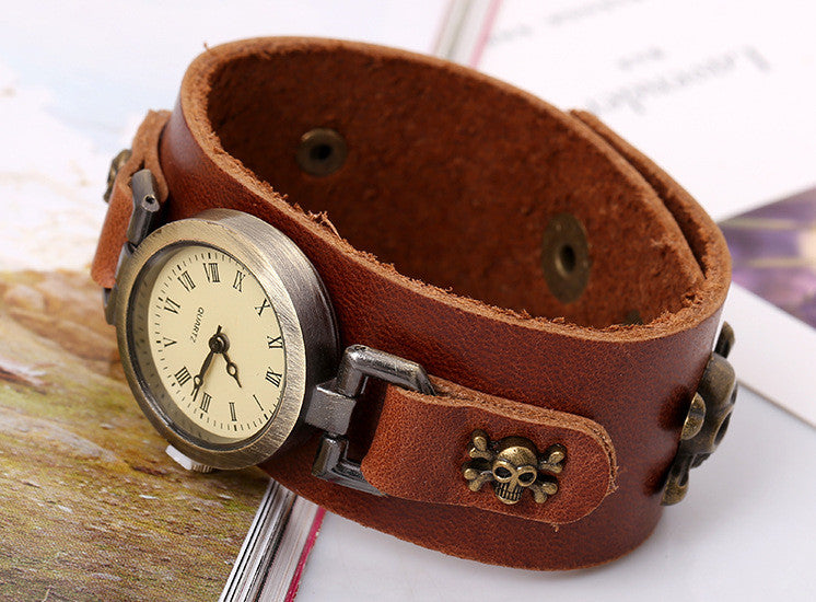 Simple Fashion Handmade Leather Watch