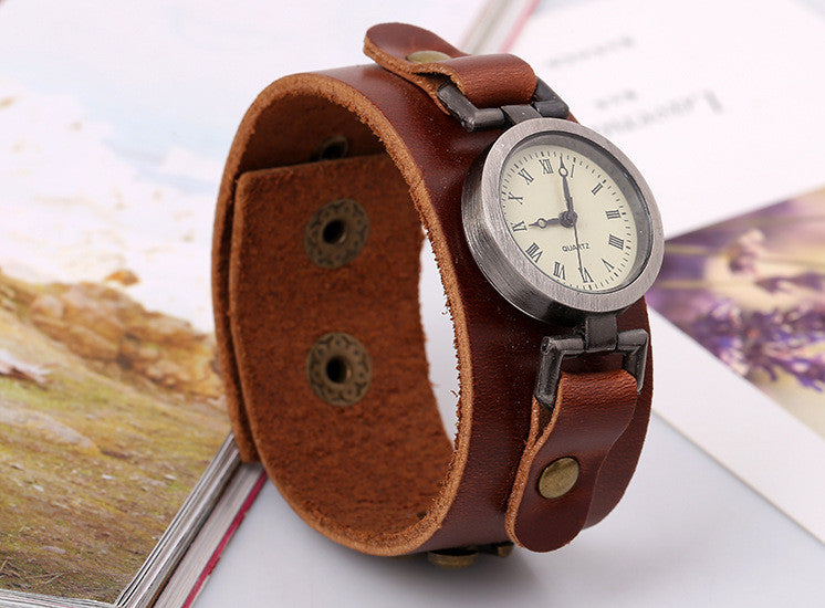 Simple Fashion Handmade Leather Watch