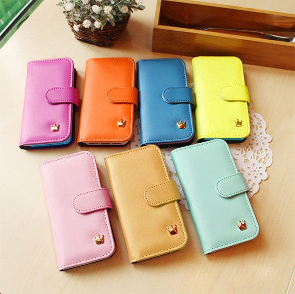 For Apple iPhone 5 5s Slim Luxury Case Cover Flip Leather Hot