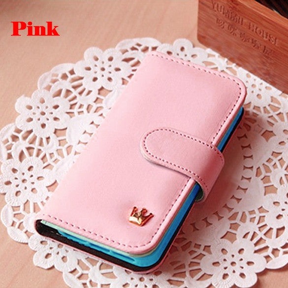 For Apple iPhone 5 5s Slim Luxury Case Cover Flip Leather Hot