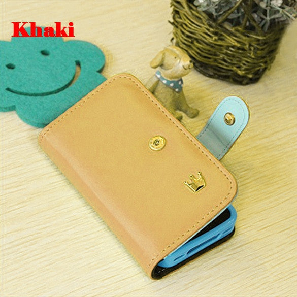 For Apple iPhone 5 5s Slim Luxury Case Cover Flip Leather Hot