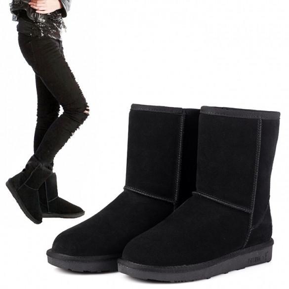 Unisex Winter Warm Snow Half Boots Shoes