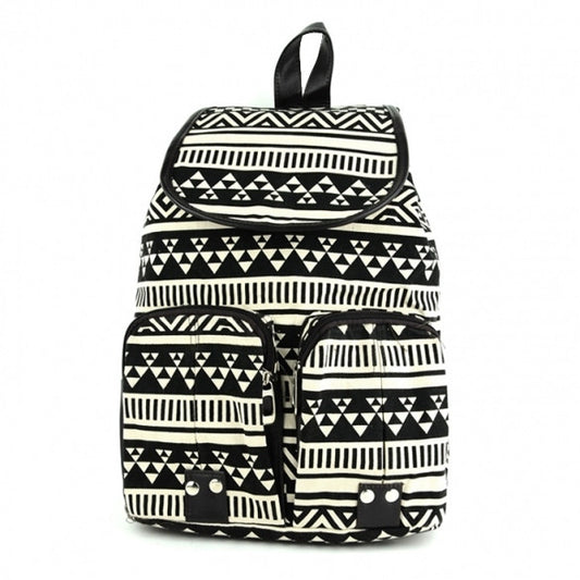 Women Vintage Casual Canvas Sports School Bag Backpack