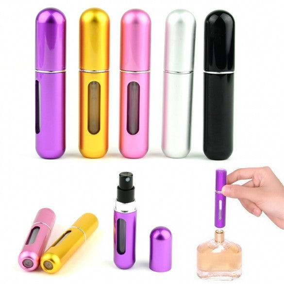 Mini Travel Refillable Perfume Atomizer Bottle For Spray Scent Pump Case