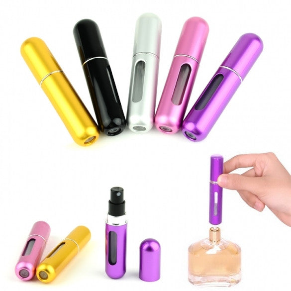 Mini Travel Refillable Perfume Atomizer Bottle For Spray Scent Pump Case