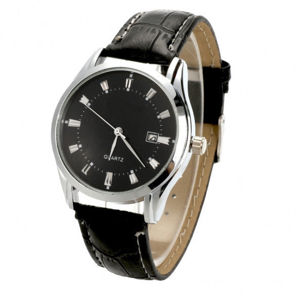 New Man / Men's Quartz Wrist Watches With Auto Date Display Function - Meet Yours Fashion - 1
