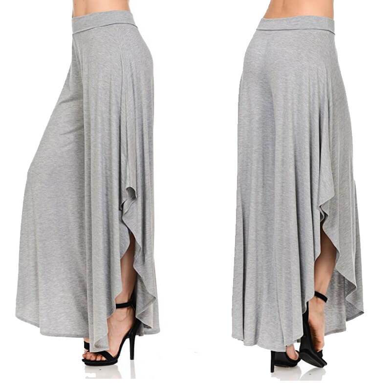 Wide Leg High Waist Loose Irregular Pants