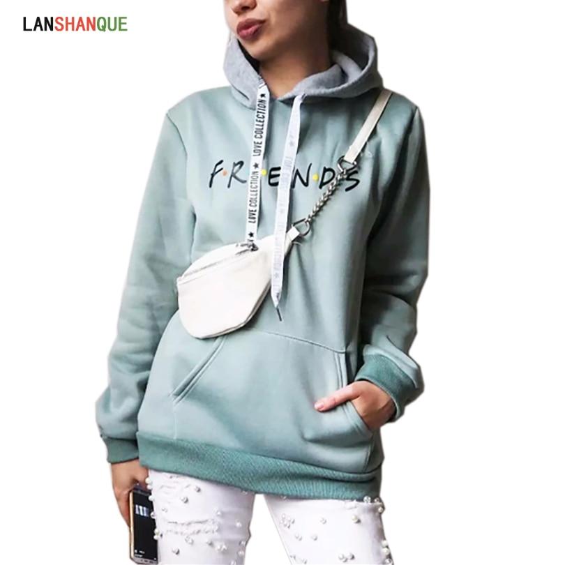 Print Hoodies Sweatshirts Harajuku Crew Neck Sweats Women Clothing Feminina Loose Women's Outwear