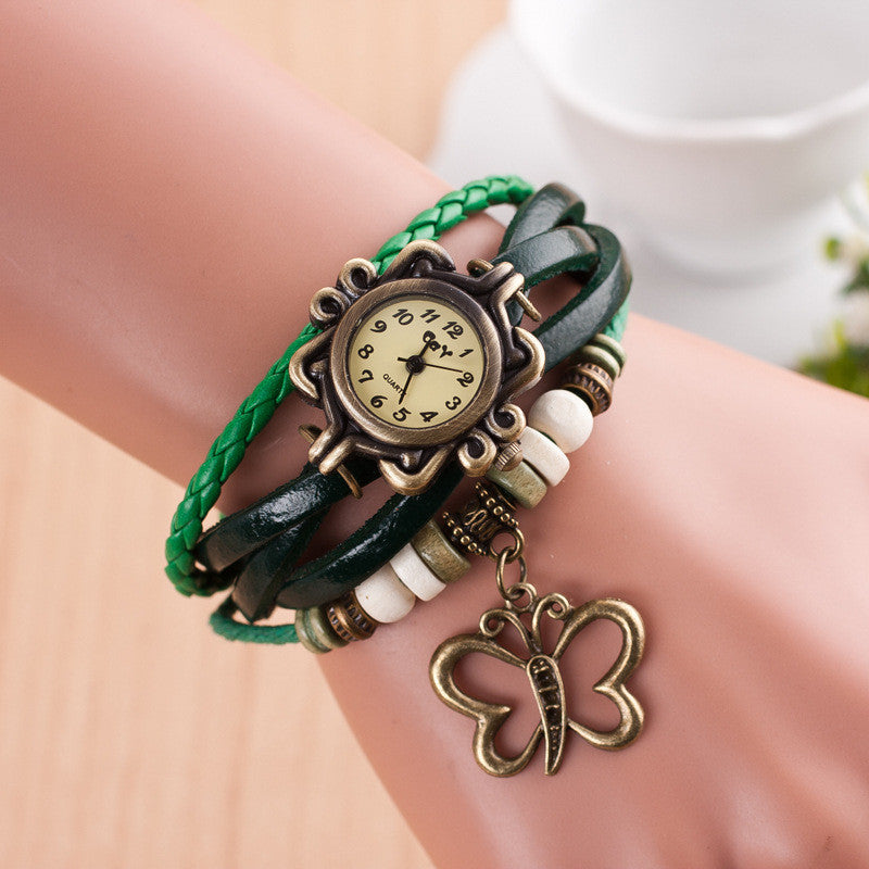 Hollow Out Butterfly Multilayer Watch