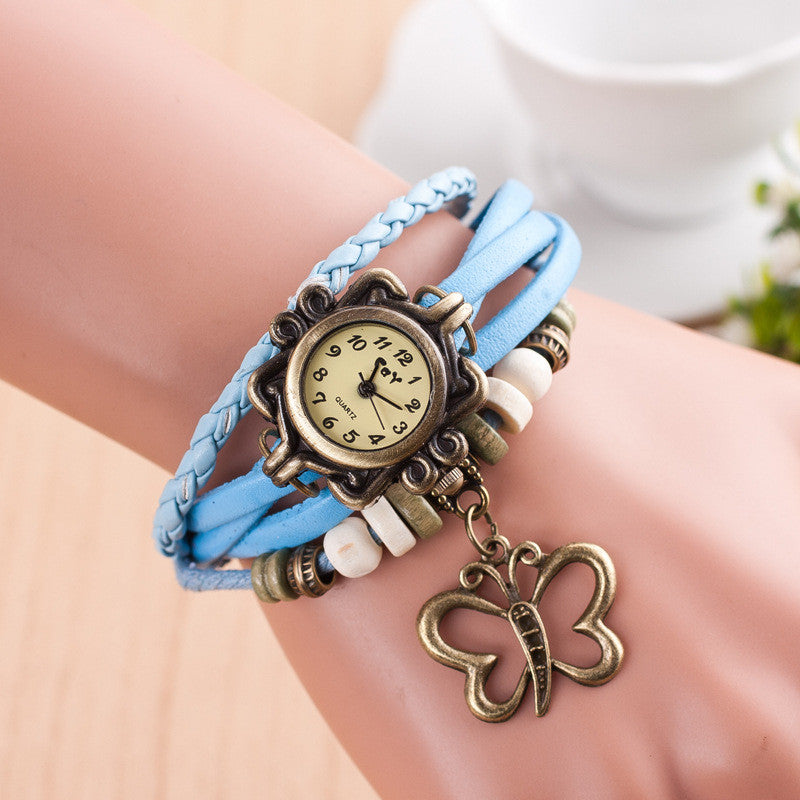 Hollow Out Butterfly Multilayer Watch