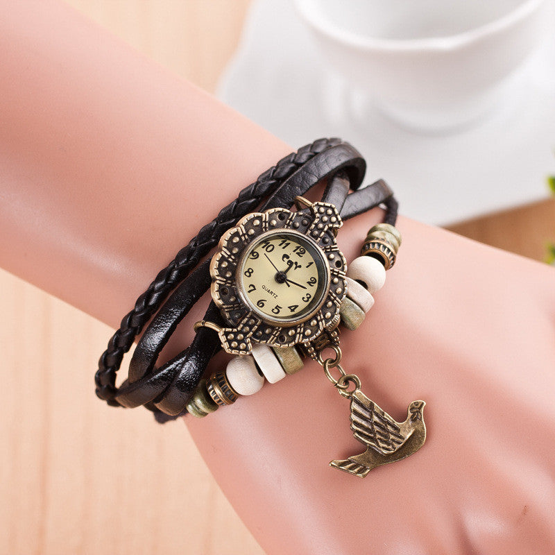 Maya Dove Multilayer Bracelet Watch