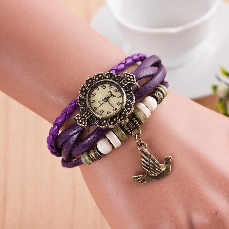 Maya Dove Multilayer Bracelet Watch