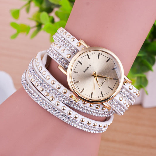 Personality Rivet Strap Bracelet Watch