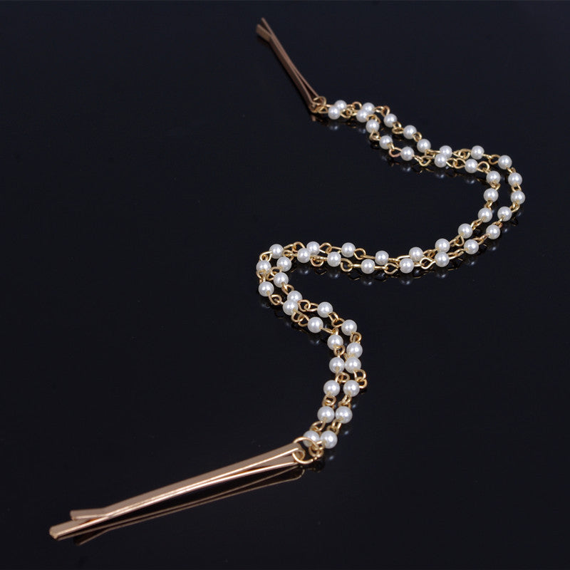 Beautiful Pearl Beaded Handmade Hair Accessories