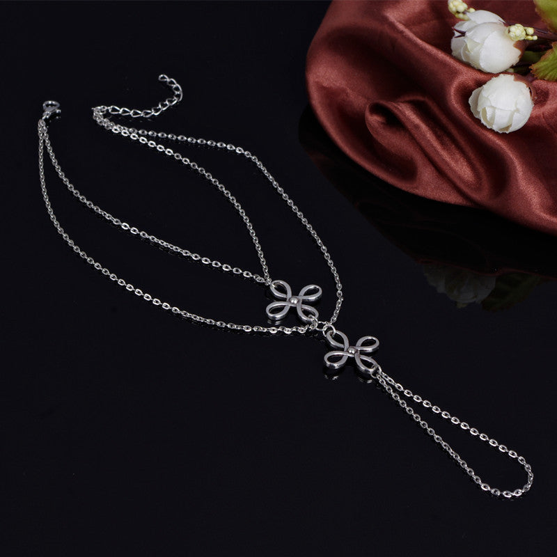 Chinese Knot Multilayer Anklet