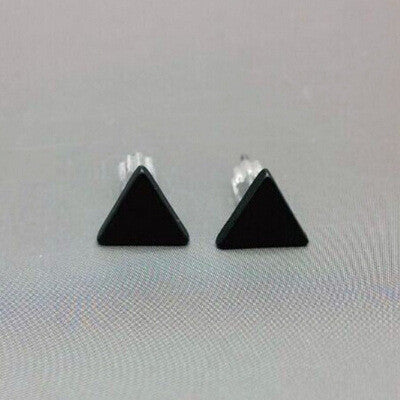 Triangle Geometry Stereo Stud Earrings