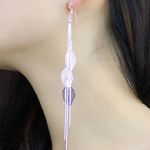 Exaggerated Crystal Tassels Party Earrings