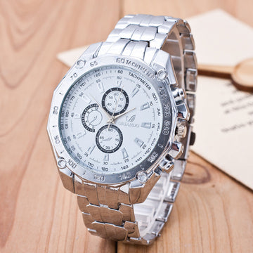 Fashion Three Eyes Business Quartz Watch