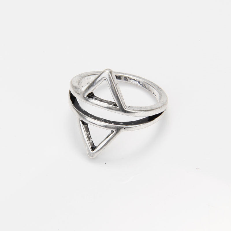 Exaggerated Restoring Geometry Trigonometry Arrow Ring