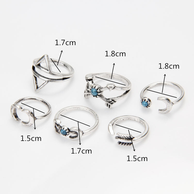 Exaggerated Restoring Geometry Trigonometry Arrow Ring