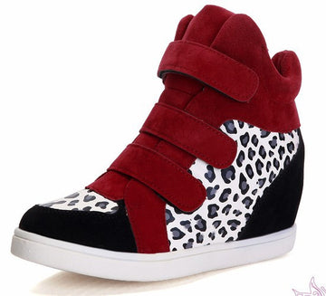 High Tops Increased Leopard Sneakers