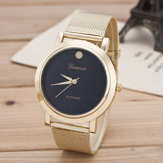 Alloy Mesh Belt Fashion Watch