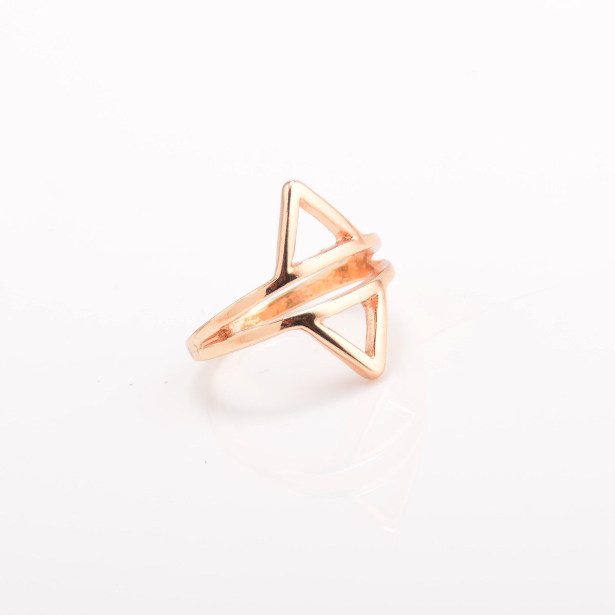 Exaggerated Restoring Geometry Trigonometry Arrow Ring