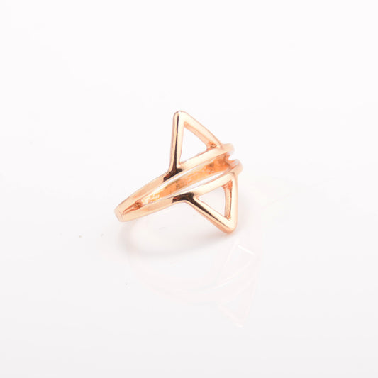 Exaggerated Restoring Geometry Trigonometry Arrow Ring