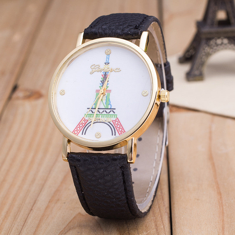 Simple Fashion The Eiffel Tower Watch