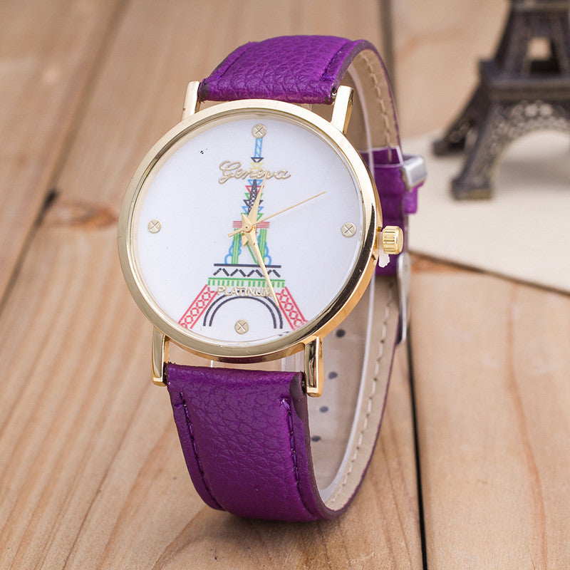 Simple Fashion The Eiffel Tower Watch