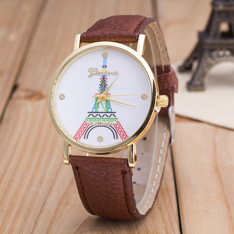 Simple Fashion The Eiffel Tower Watch