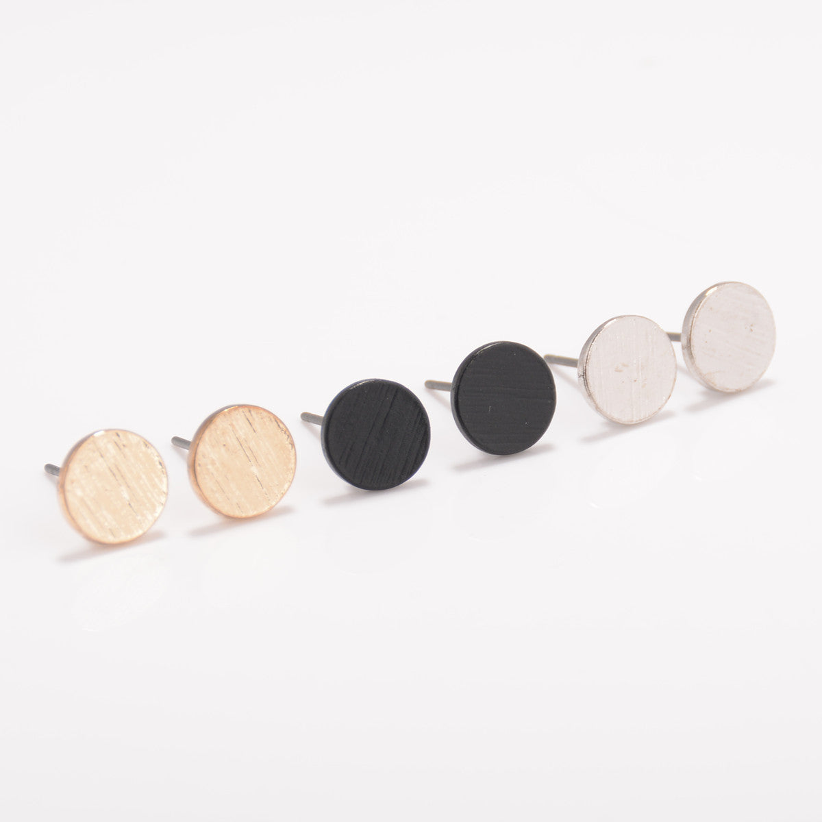 Simple Fashion Disk Element Earrings