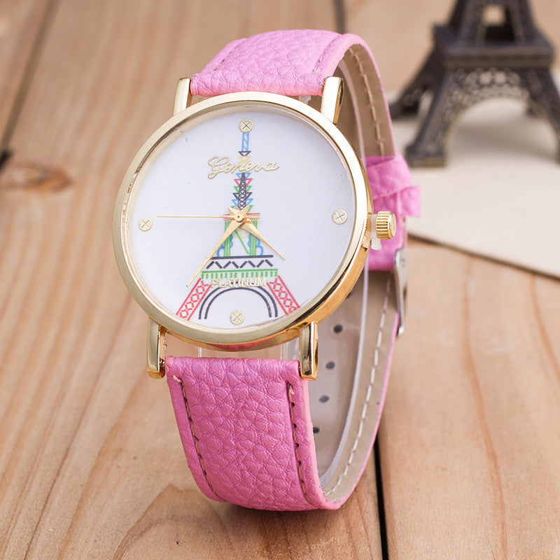 Simple Fashion The Eiffel Tower Watch