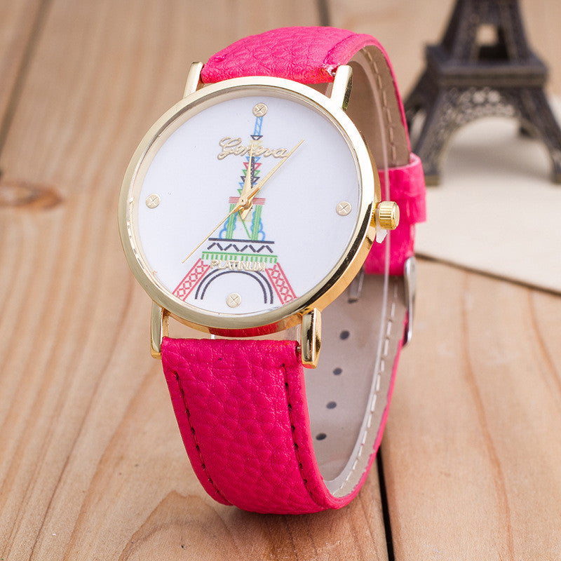 Simple Fashion The Eiffel Tower Watch